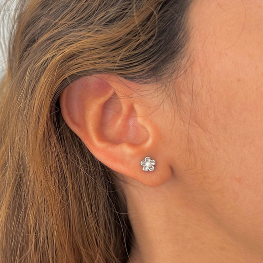 Aretes flor mini