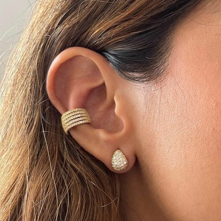 Aretes Gotas Mini Zirconia