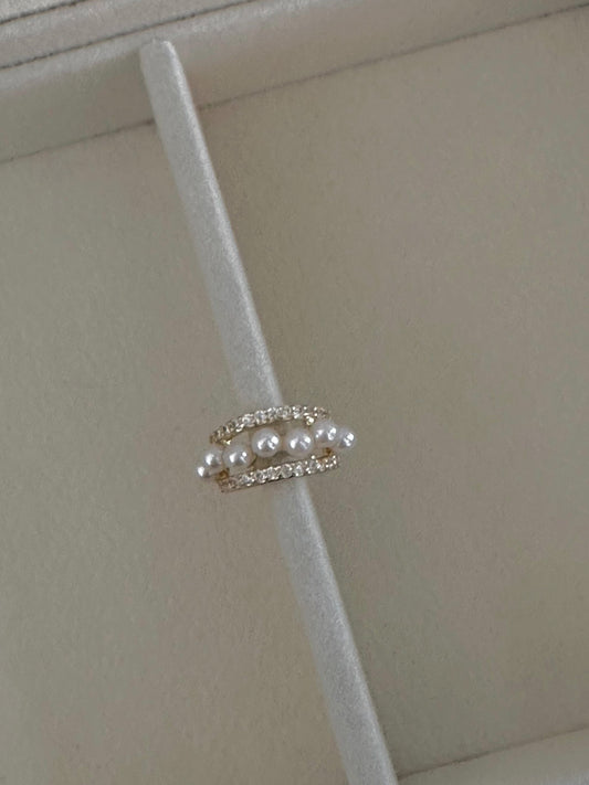 Earcuff Perlas