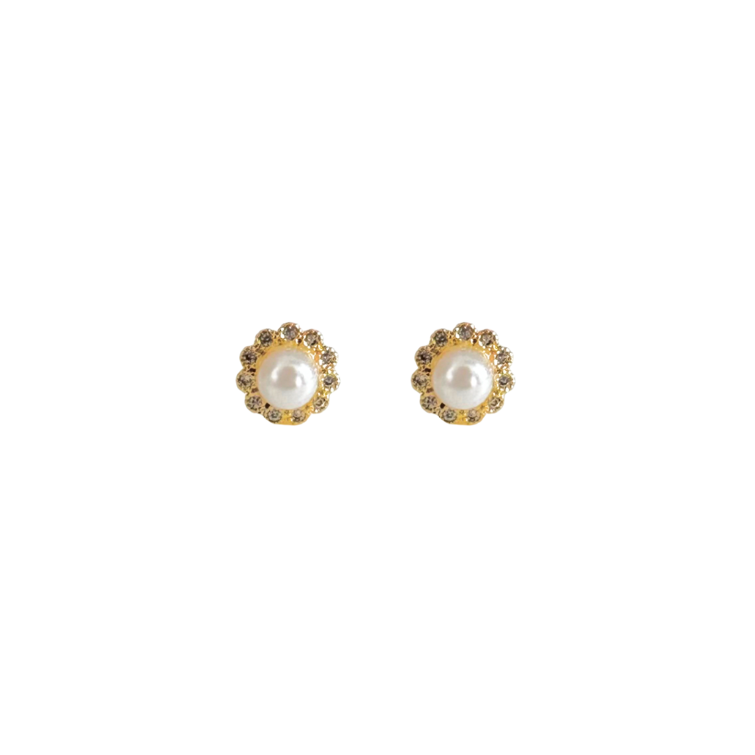 Aretes perlas mini