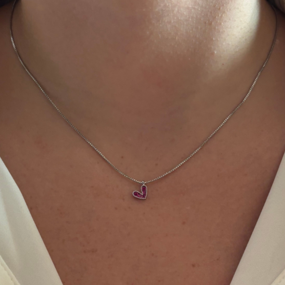 Cadena corazones mini