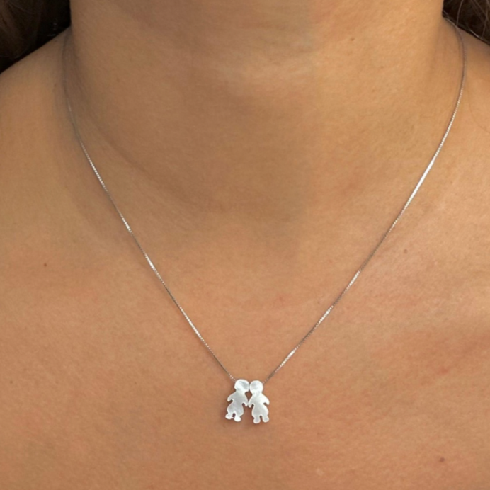 Cadena niños madre perla