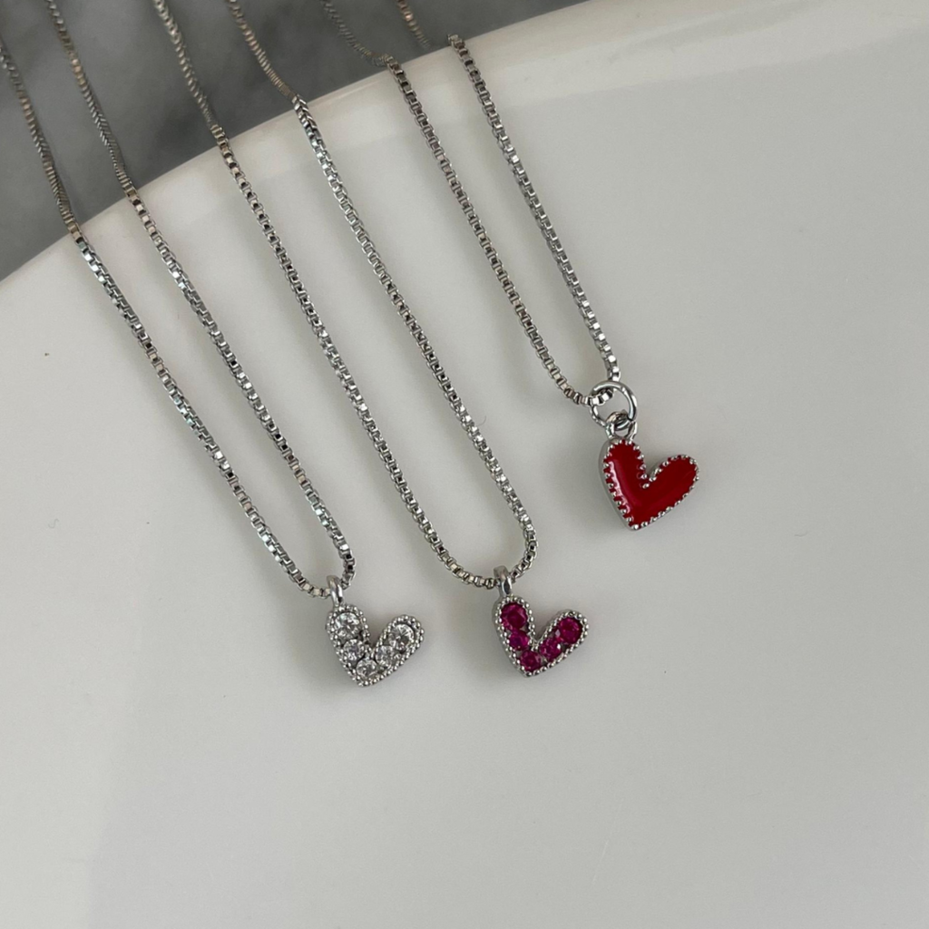 Cadena corazones mini