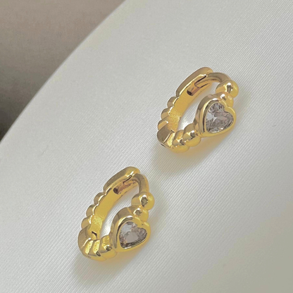 Candongas mini heart