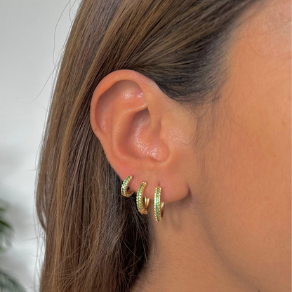 Candongas circones verdes