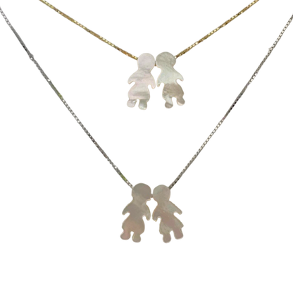 Cadena niños madre perla