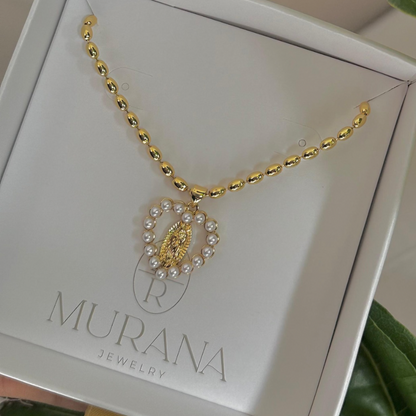 Cadena virgen corazón