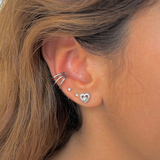 Set Corazón Perla Mini