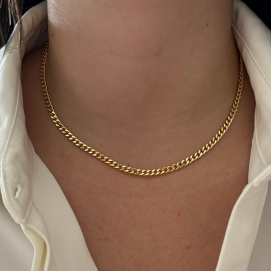 Choker cadena cubana