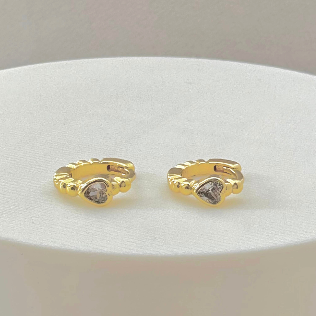 Candongas mini heart