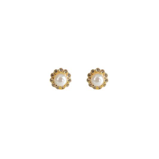 Aretes perlas mini