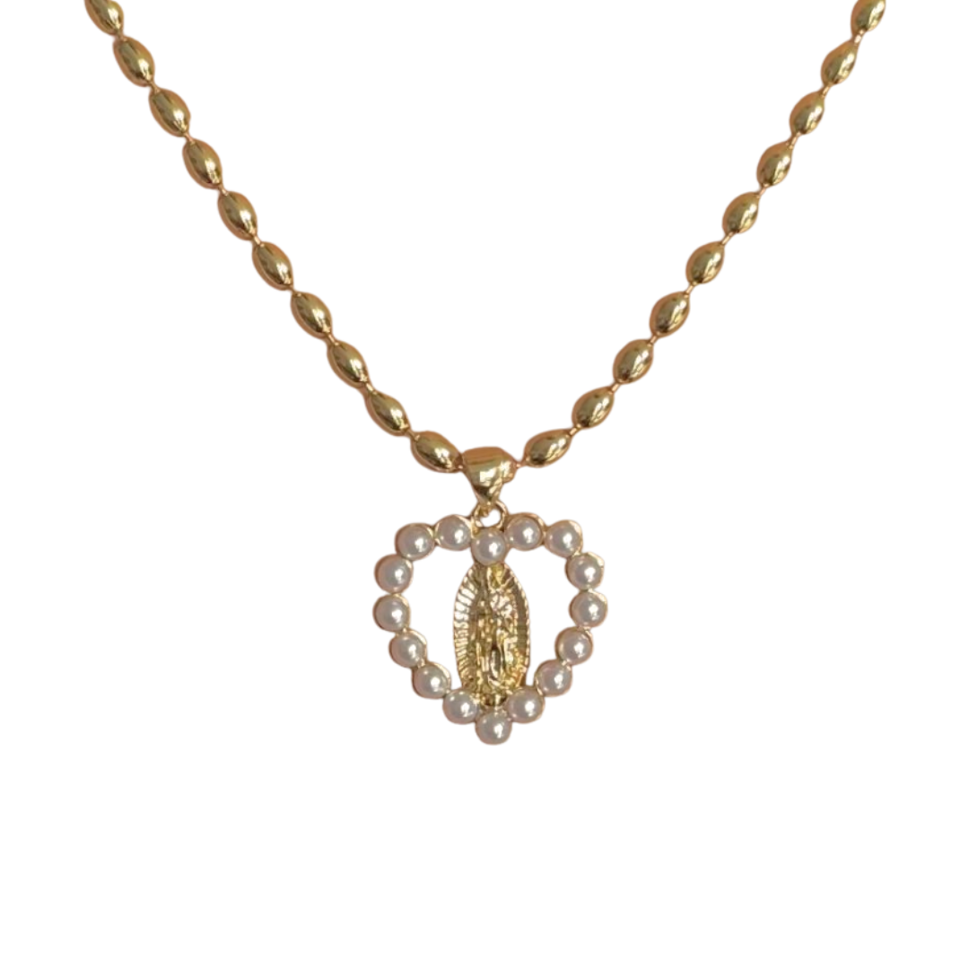 Cadena virgen corazón