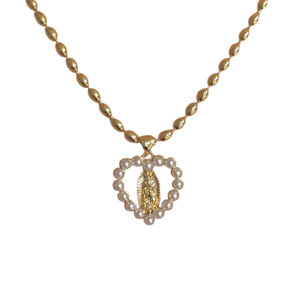 Cadena virgen corazón