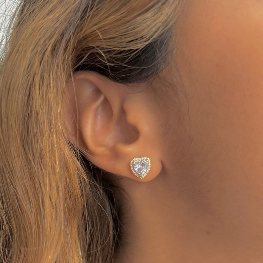 Aretes Corazón