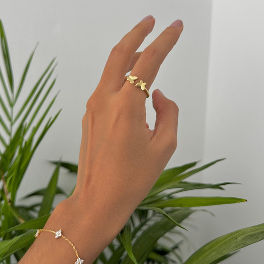 Anillo mariposas