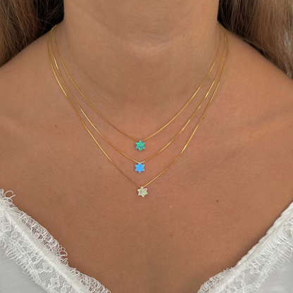 Cadena Estrella Ópalo